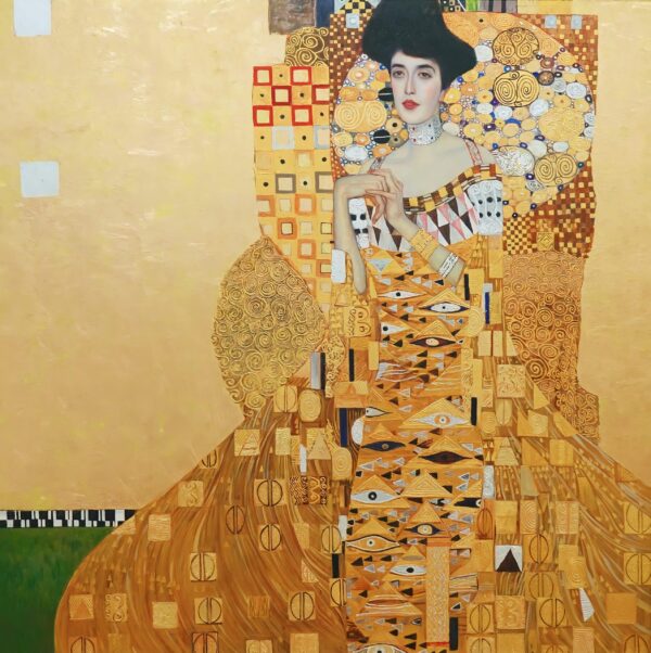 Porträt von Adele Bloch-Bauer (Gustav Klimt) – Reproduktion – 200 x 200 cm Kunstgalerie