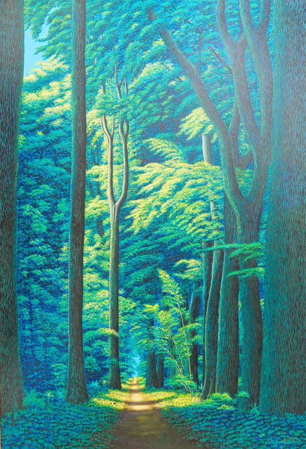 Pfad im Grünen Wald – 130 x 190 cm Kunstgalerie