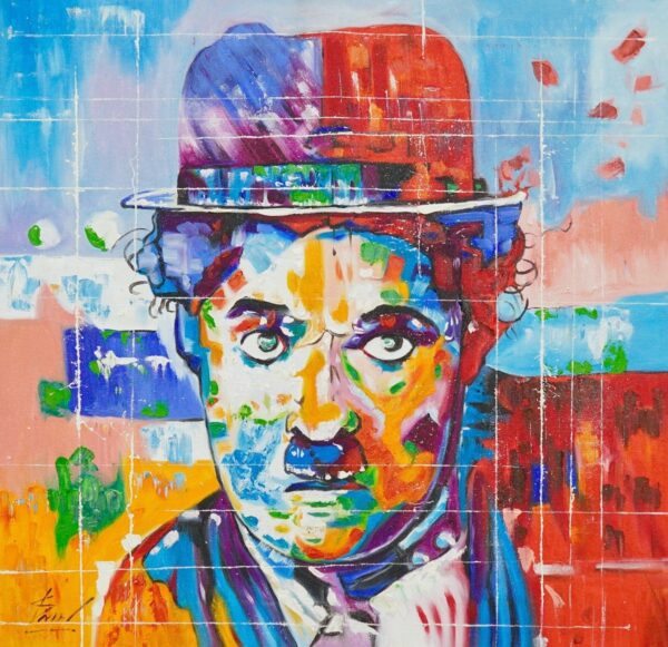 Charlie Chaplin Pop Art – 57 X 55 cm Kunstgalerie